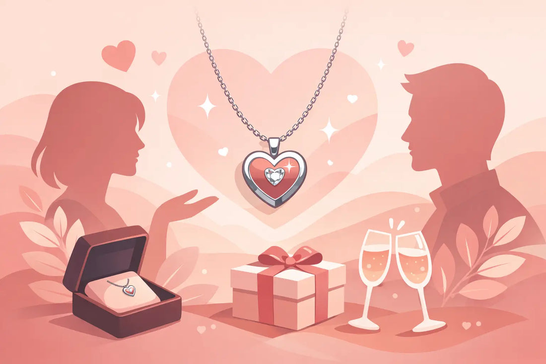 Choose an Anniversary Heart Necklace Gift
