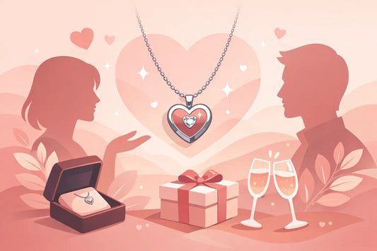 Choose an Anniversary Heart Necklace Gift
