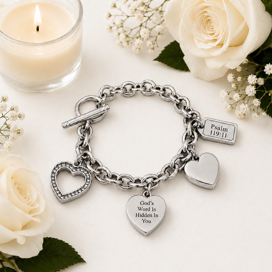 The Hidden Promise Bracelet (Silver) 22cm